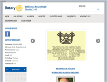 Tablet Screenshot of bekkestua.rotary.no