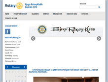Tablet Screenshot of bjugn.rotary.no