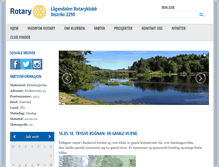 Tablet Screenshot of laagendalen.rotary.no