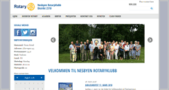 Desktop Screenshot of nesbyen.rotary.no
