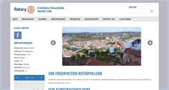 Desktop Screenshot of fredriksten.rotary.no
