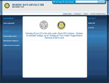 Tablet Screenshot of borre.rotary.no