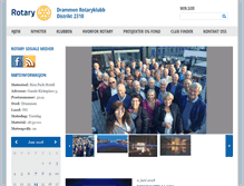 Tablet Screenshot of drammen.rotary.no