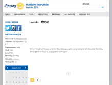 Tablet Screenshot of maridalen.rotary.no