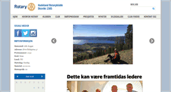 Desktop Screenshot of hadeland.rotary.no